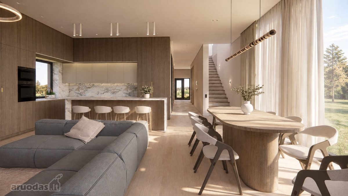 Pilnai Įrengtas 223 M² Namas Gilužiuose, - nuotraukos Nr. 3