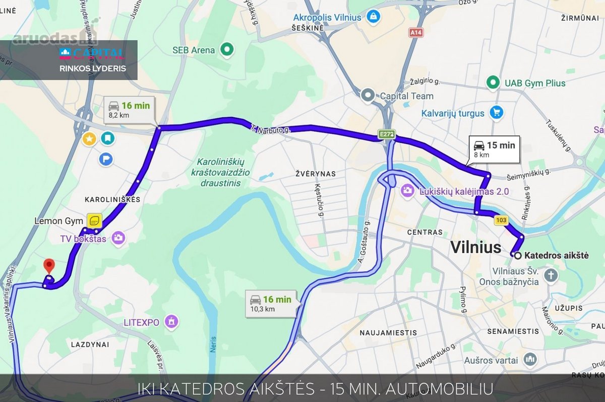 Parduodamas Šviesus Ir Erdvus 3 Kambarių - nuotraukos Nr. 31