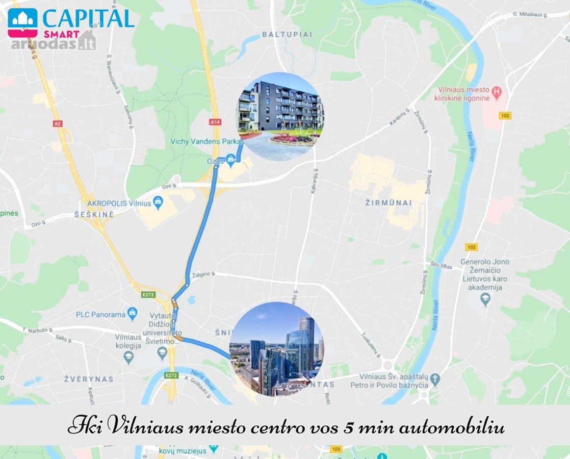 Nuomojamas Jaukus 3 Kambarių Butas "Ozo Parko - nuotraukos Nr. 23