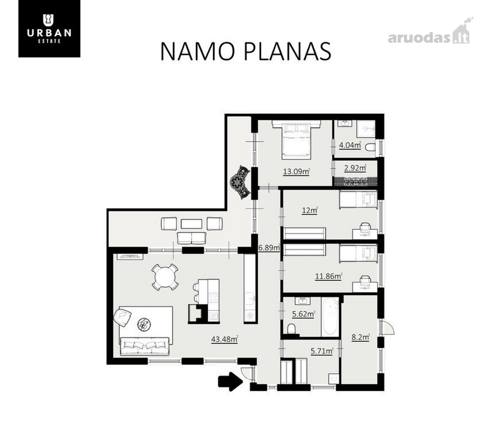 Jaukus Ir Pilnai Įrengtas Namas Vilniuje, - nuotraukos Nr. 24