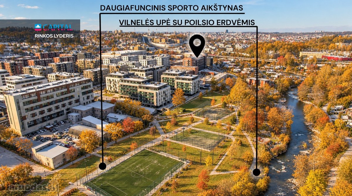 Nuomojamas naujai įrengtas 2 Kambarių Butas - nuotraukos Nr. 28