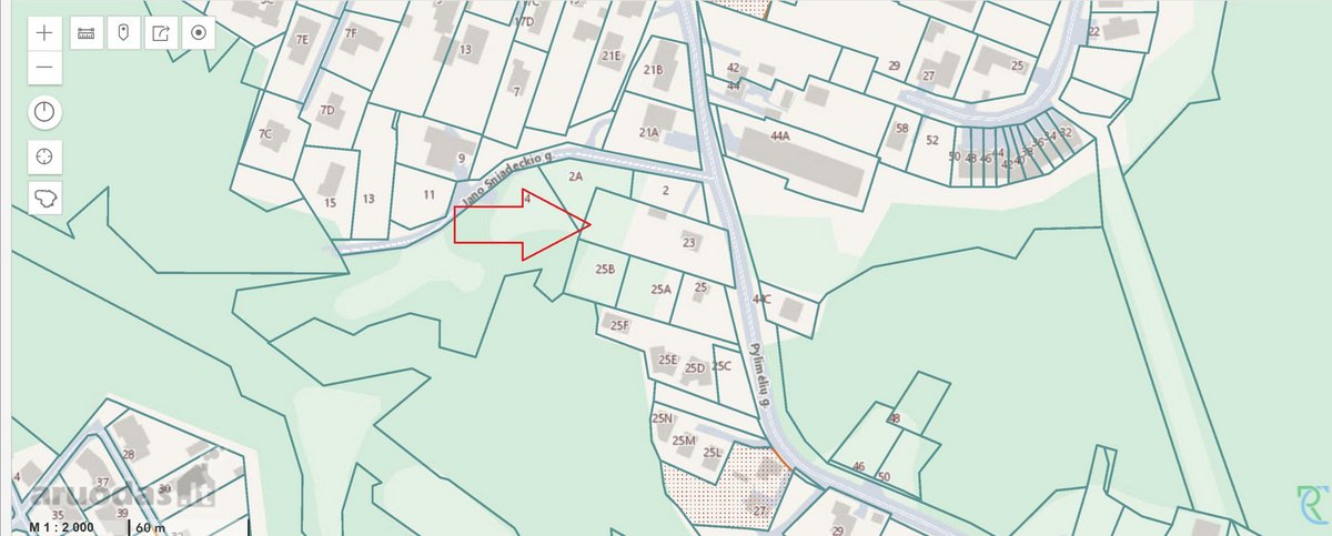 Parduodma žemės sklypo dalis Pylimėlių g. 23 - nuotraukos Nr. 3