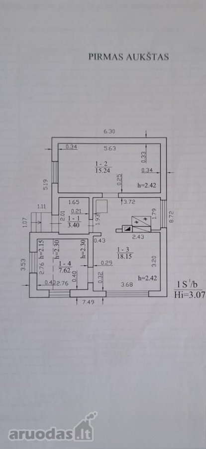 Parduodamas kraštiniame sklype sodo namas, su - nuotraukos Nr. 10