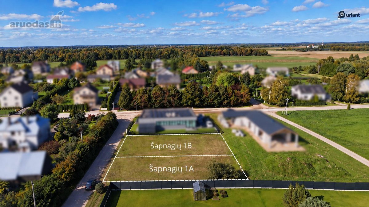 Parduodami Du Gretimi Namų Valdos Sklypai - nuotraukos Nr. 3