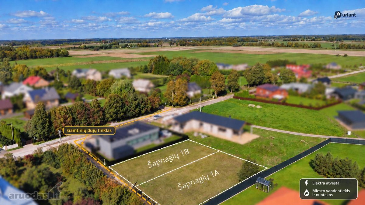 Parduodami Du Gretimi Namų Valdos Sklypai - nuotraukos Nr. 2