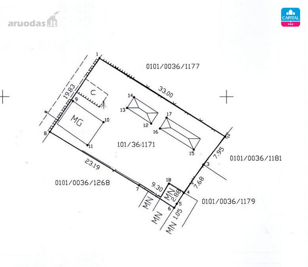 Parduodamas 6,37 A Sklypas Su Sodo Pastatu - nuotraukos Nr. 8