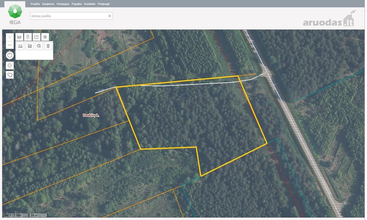 Parduodamas 1,04 ha miško paskirties sklypas.  - nuotraukos Nr. 13