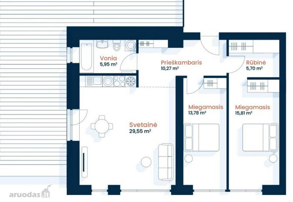 ,Šiaurio namai'' projekte darome Net -24 900 - nuotraukos Nr. 16