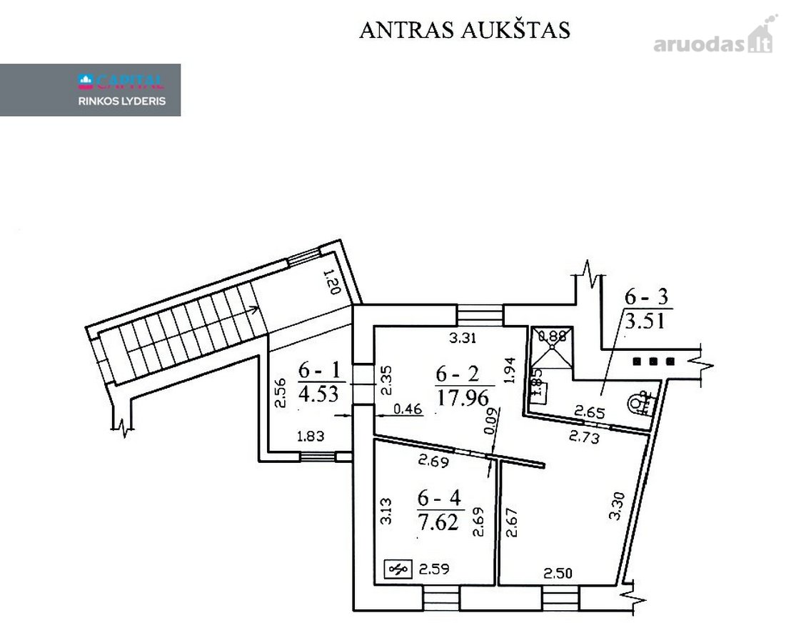 Parduodamos patalpos Panevėžio m. centre, - nuotraukos Nr. 18
