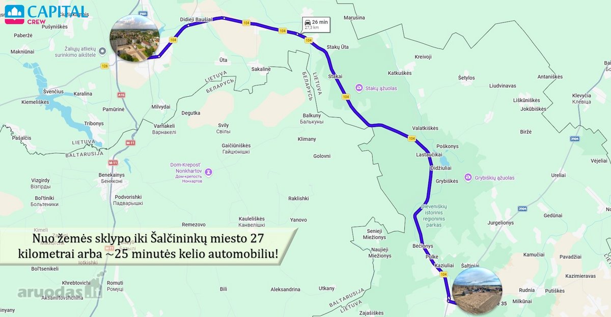 Parduodamas 48 arų Sklypas, Dieveniškėse, - nuotraukos Nr. 22