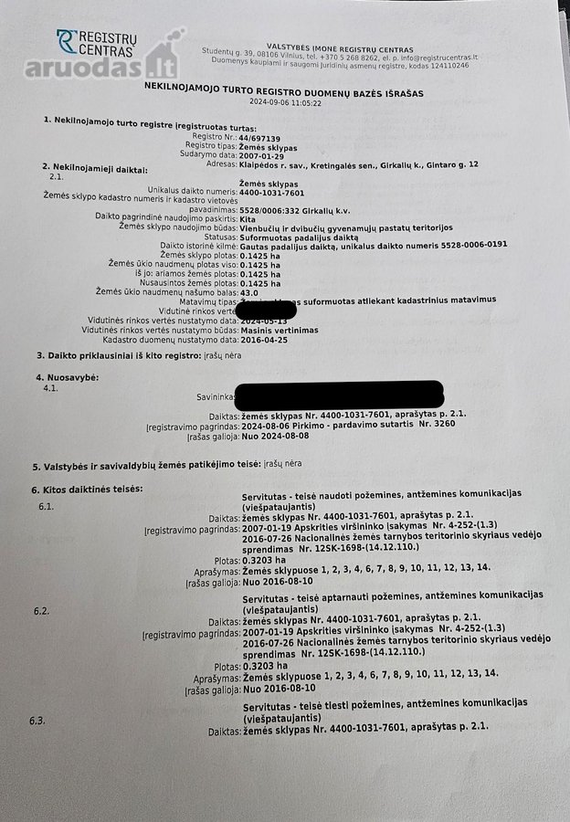 Parduodamas 14,25 a namų valdos sklypas - nuotraukos Nr. 3