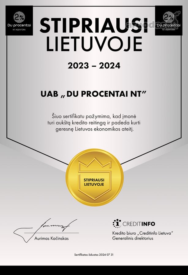 Nt agentūra "Du Procentai" 2% siūlo! - nuotraukos Nr. 12