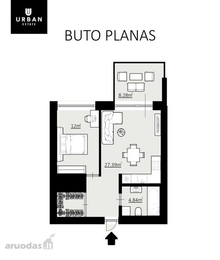 Saulėtas, Įrengtas Butas Su Terasa Jūsų - nuotraukos Nr. 18