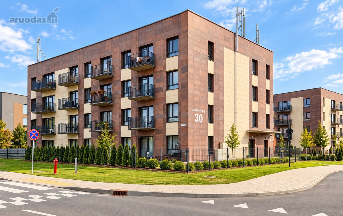 Nuomojamas šiuolaikiškas ir jaukus 1 kambario - nuotraukos Nr. 12
