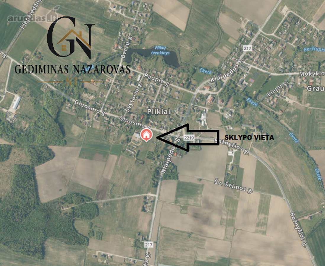 Sklypas Plikiuose, Gluosnio G. – 13,04 Arai - nuotraukos Nr. 2