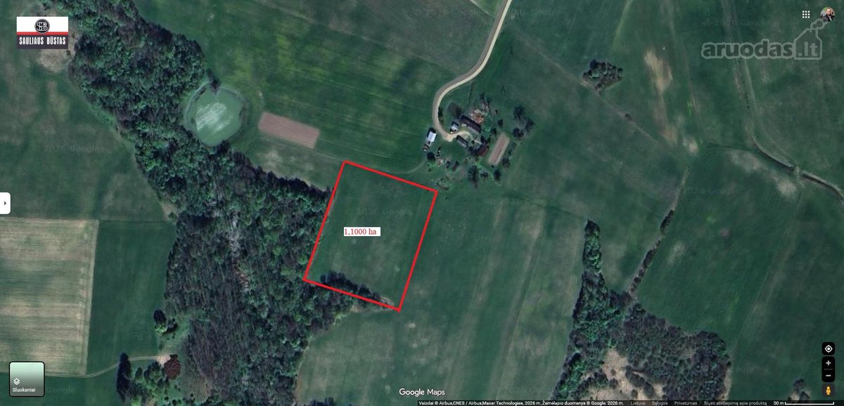 Parduodamas labai gražus 1,1000 ha žemės - nuotraukos Nr. 6