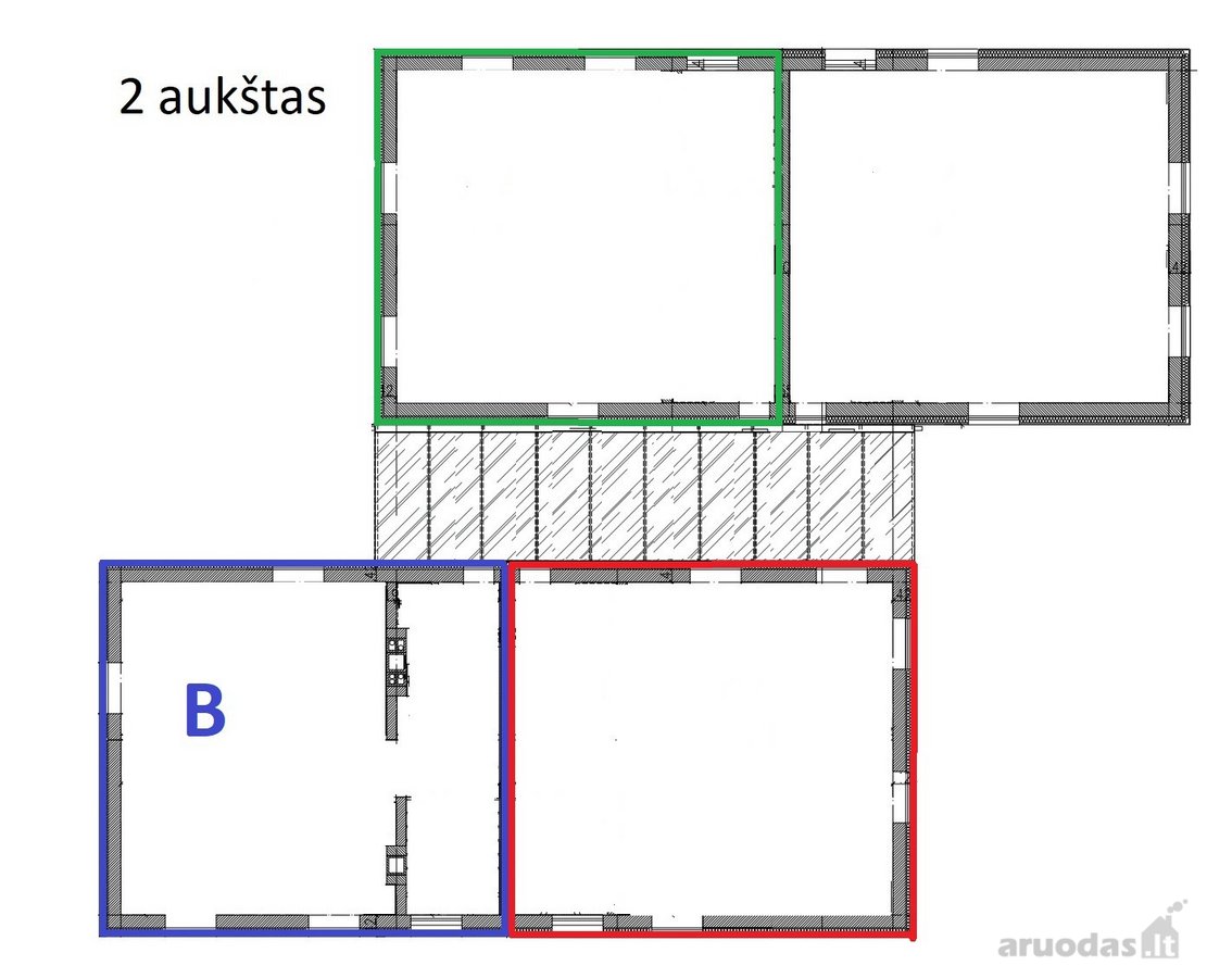 Kotedžas su daline apdaila ir žemės sklypo - nuotraukos Nr. 15