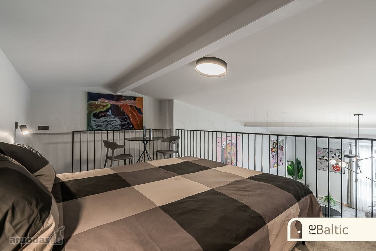 Išskirtinio dizaino loftas su funkcionaliu ir - nuotraukos Nr. 13