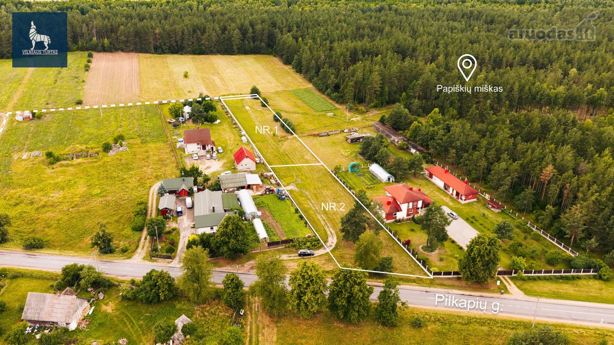 Papiškėse parduodami du greta esantys sklypai - nuotraukos Nr. 2