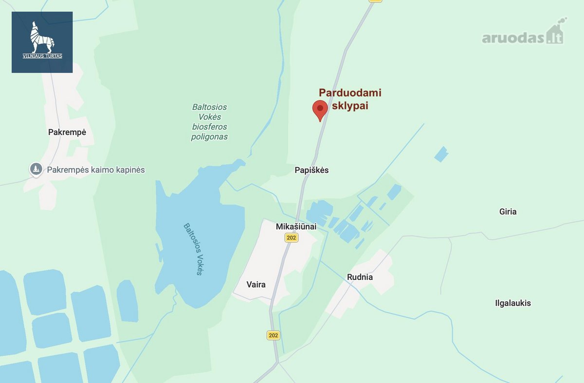 Papiškėse parduodami du greta esantys sklypai - nuotraukos Nr. 15