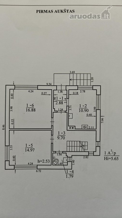 Parduodamas erdvus 2 aukštų gyvenamasis namas - nuotraukos Nr. 14