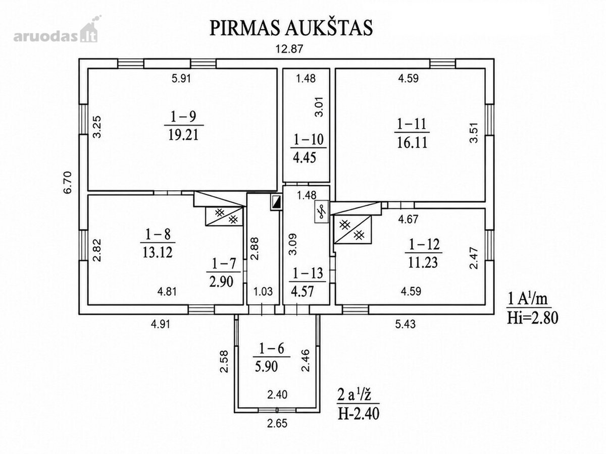 Parduodamas 77,49 Kv.m Gyvenamasis Namas 16 - nuotraukos Nr. 23