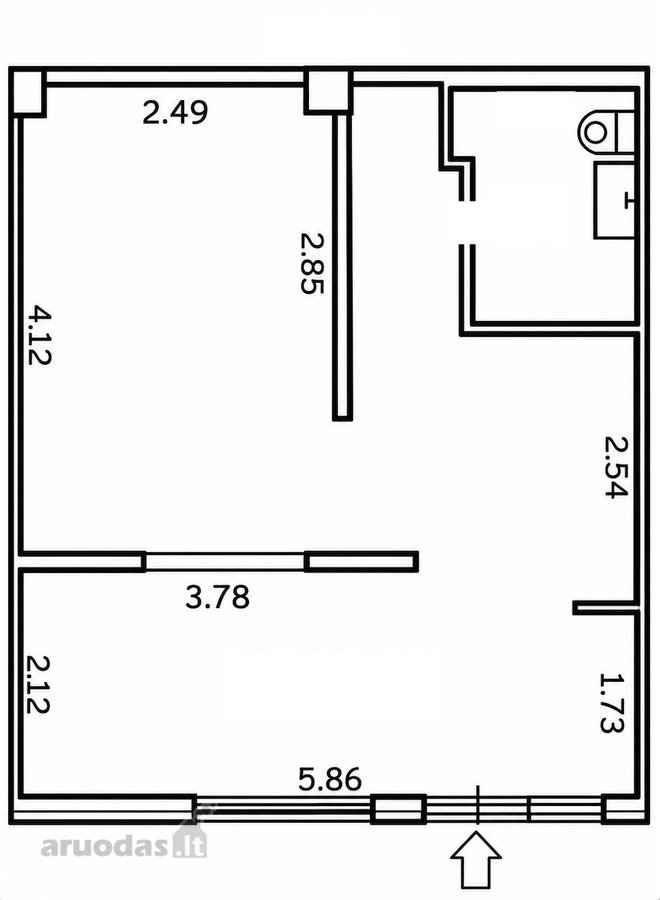Komercinės Patalpos Nuomai  Buivtdiškių G. - nuotraukos Nr. 12