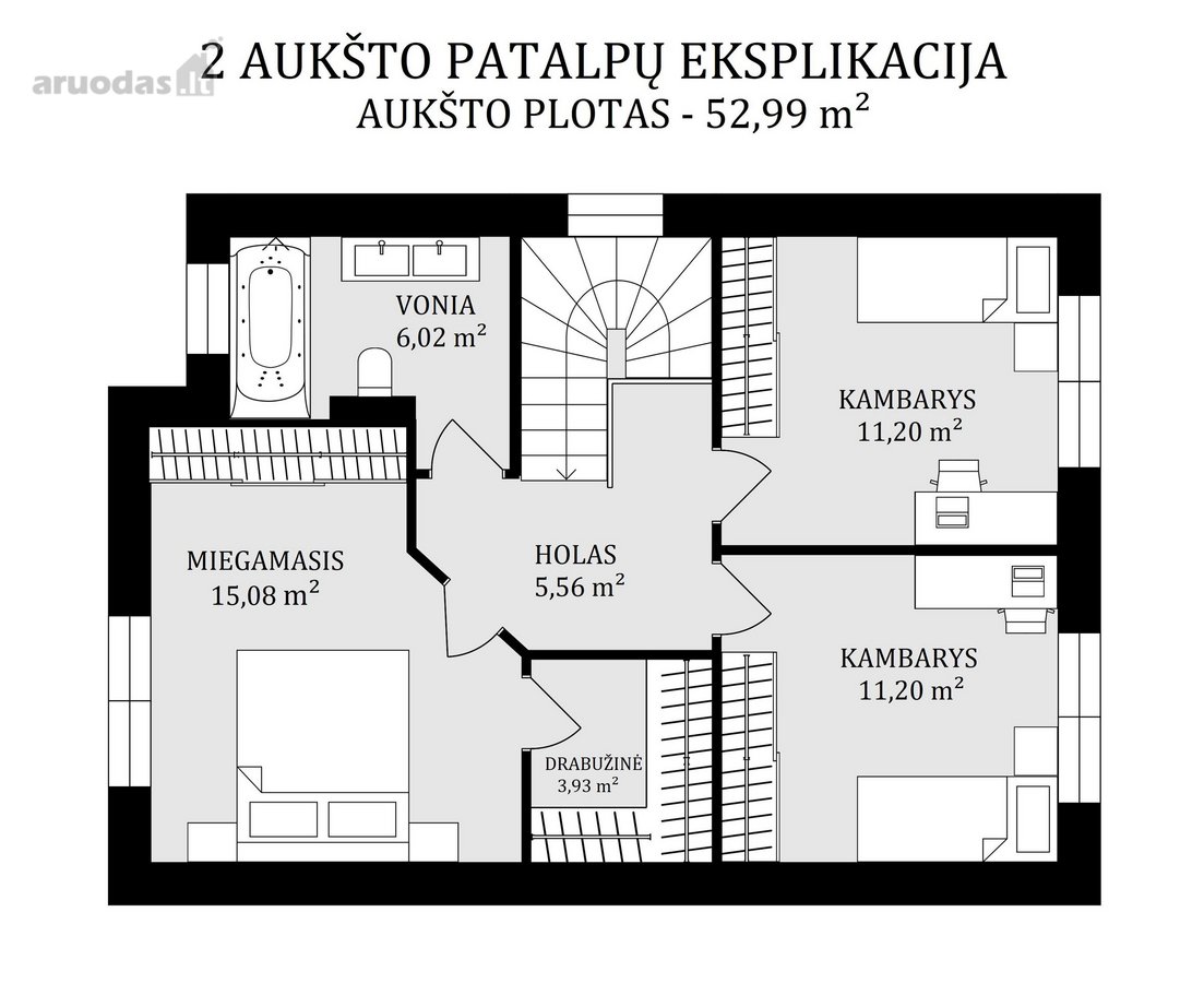 Naujas modernių kotedžų kvartalas Trakų - nuotraukos Nr. 7