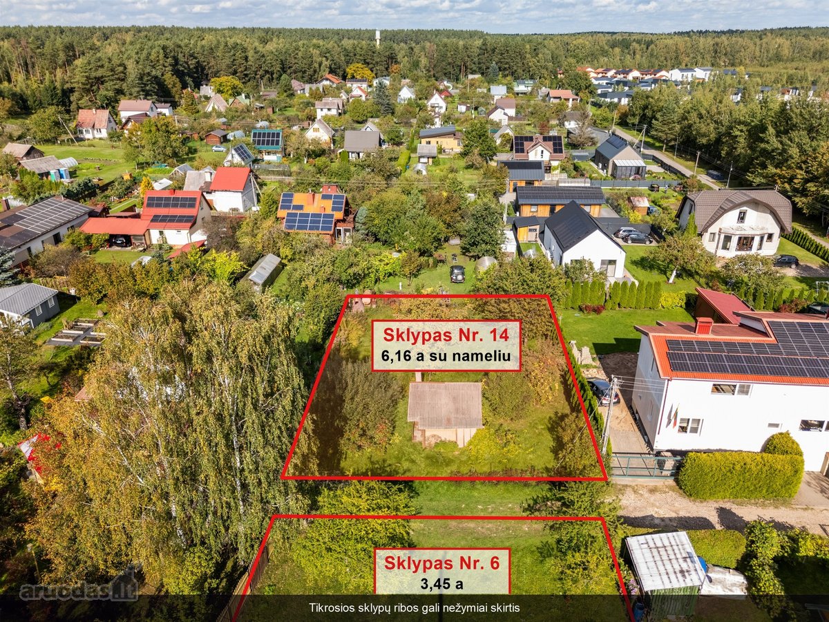 Parduodu du mėgėjų sodo sklypus (6,16 a su - nuotraukos Nr. 2