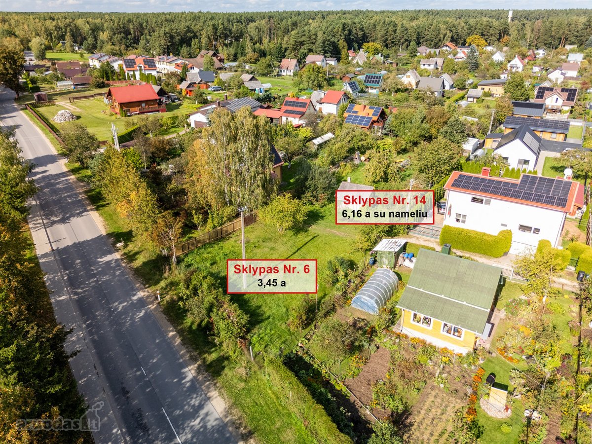 Parduodu du mėgėjų sodo sklypus (6,16 a su - nuotraukos Nr. 6