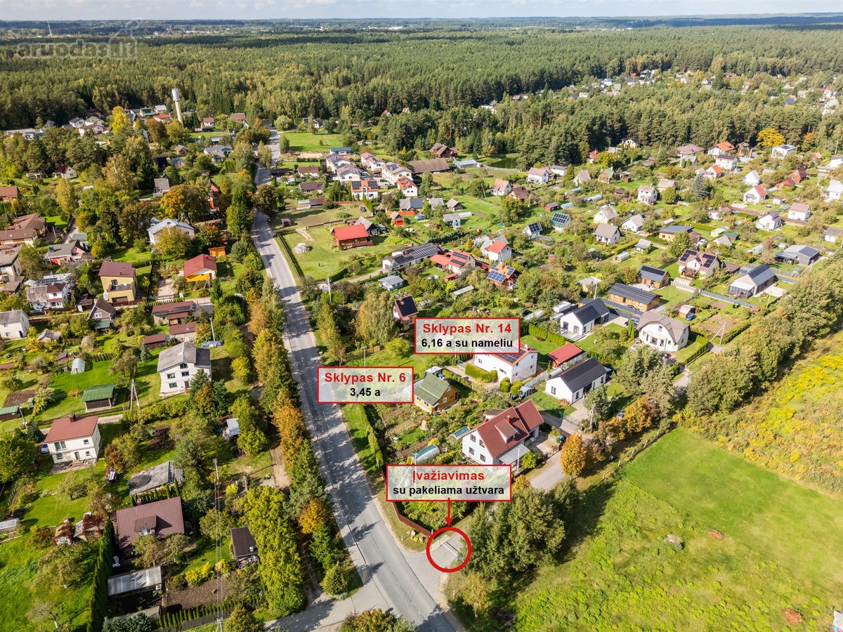 Parduodu du mėgėjų sodo sklypus (6,16 a su - nuotraukos Nr. 11
