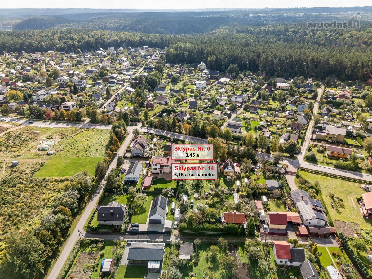 Parduodu du mėgėjų sodo sklypus (6,16 a su - nuotraukos Nr. 12