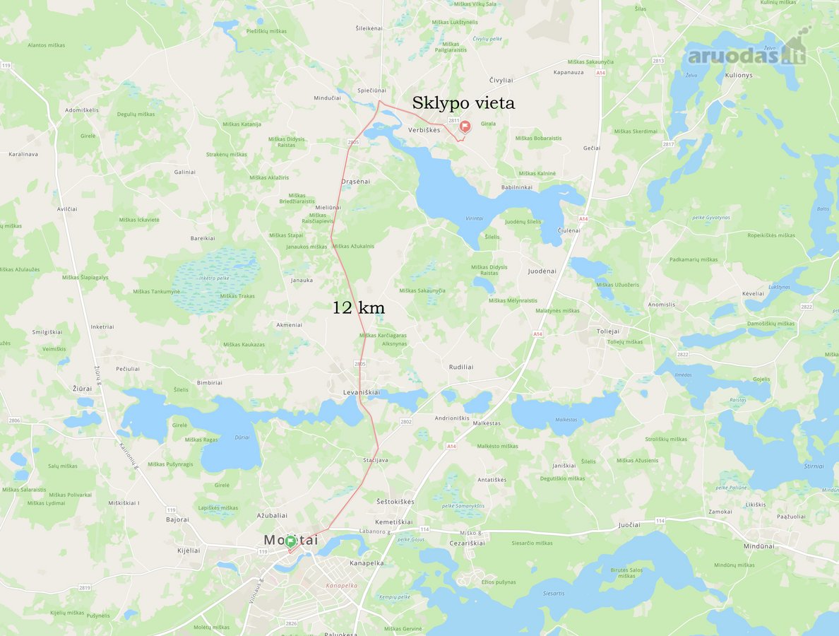 Parduodamas 74 Arų Sklypas Su Statybos - nuotraukos Nr. 9