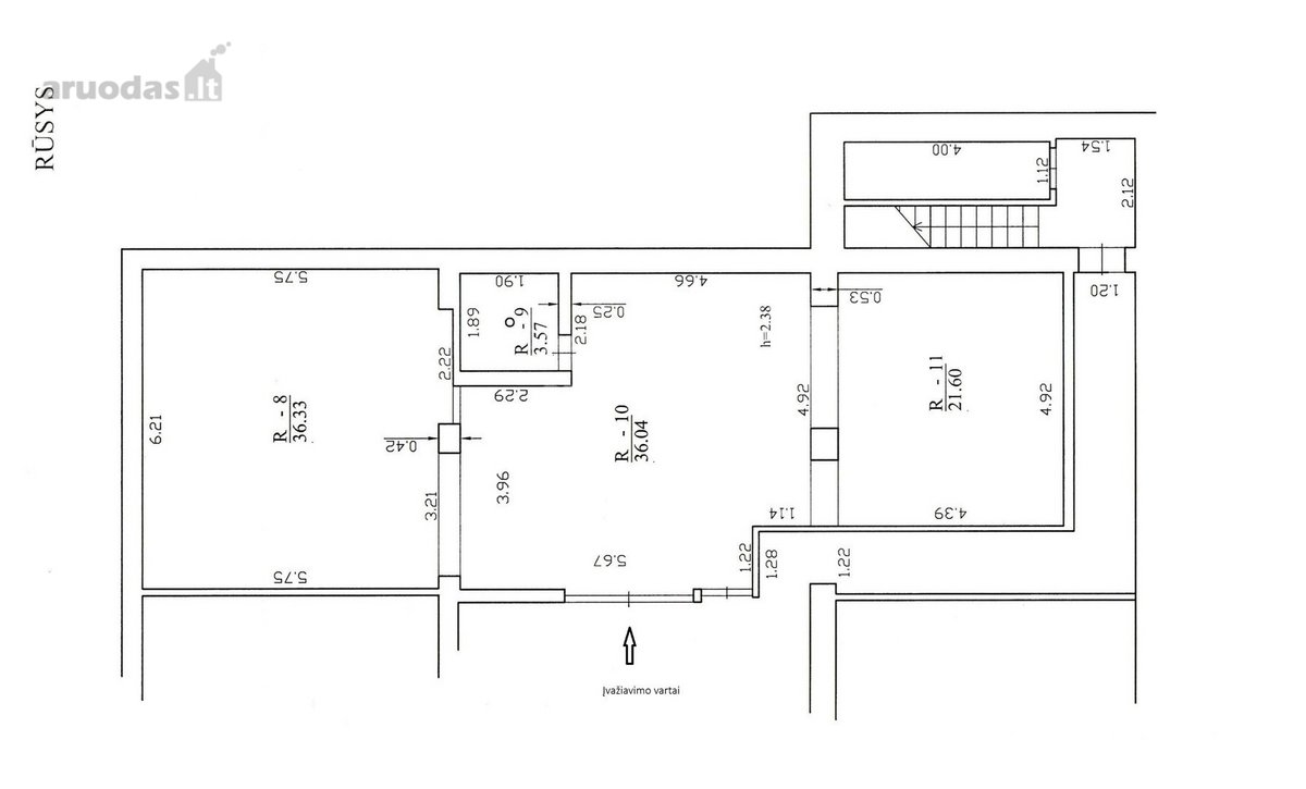 Parduodamos 97,54 M² Sandėliavimo / Garažo - nuotraukos Nr. 13