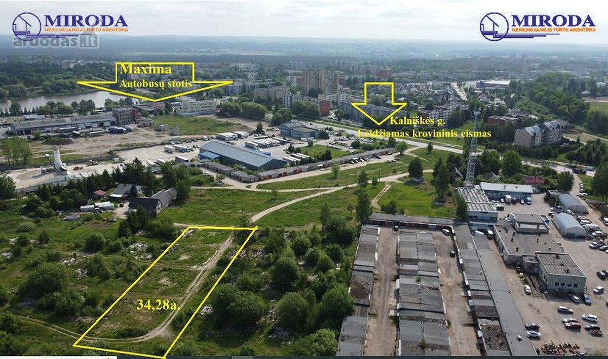 34,28 a Komercinės Paskirties Sklypas Alytuje. - nuotraukos Nr. 3