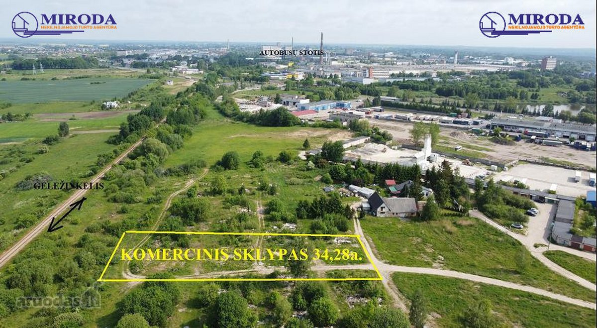 34,28 a Komercinės Paskirties Sklypas Alytuje. - nuotraukos Nr. 2