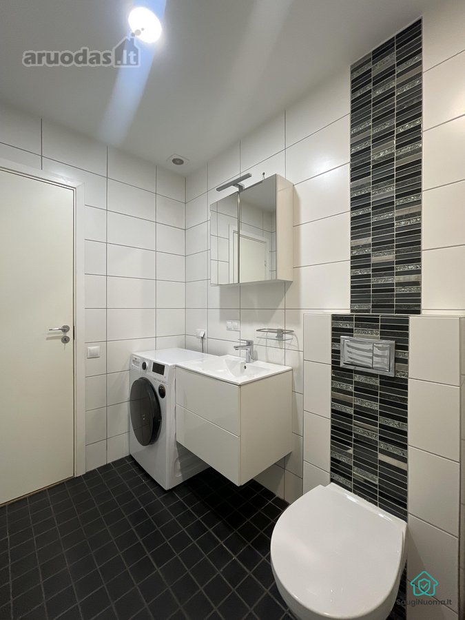 Išnuomojamas šviesus, jaukus 2 kambarių butas - nuotraukos Nr. 13