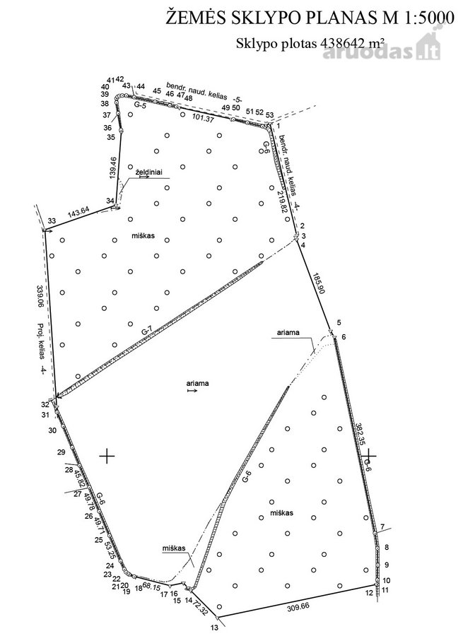  Parduodamas  16,7 ha žemės ūkio paskirties - nuotraukos Nr. 3