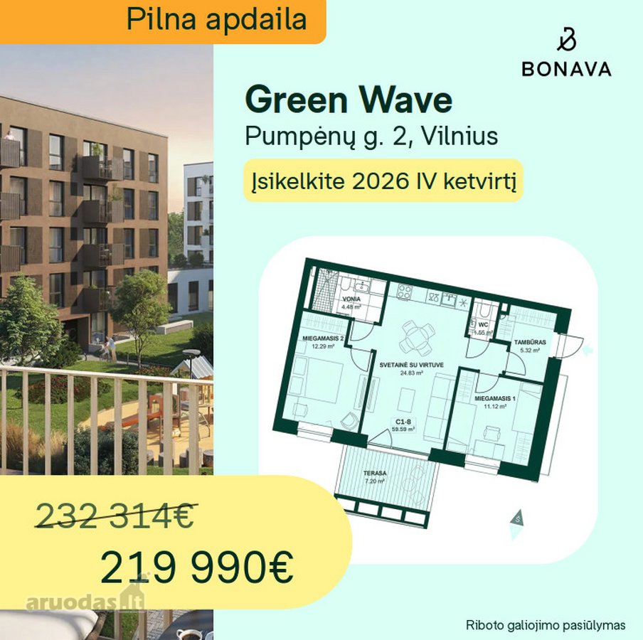 Butas turi įėjimą tiesiai iš lauko, ne per - nuotraukos Nr. 2