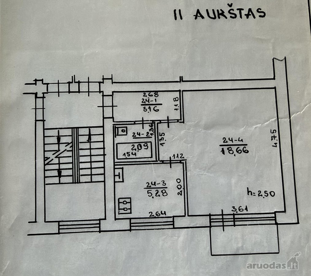 Parduodamas 1 Kambario Butas Panemunėje, A. - nuotraukos Nr. 7