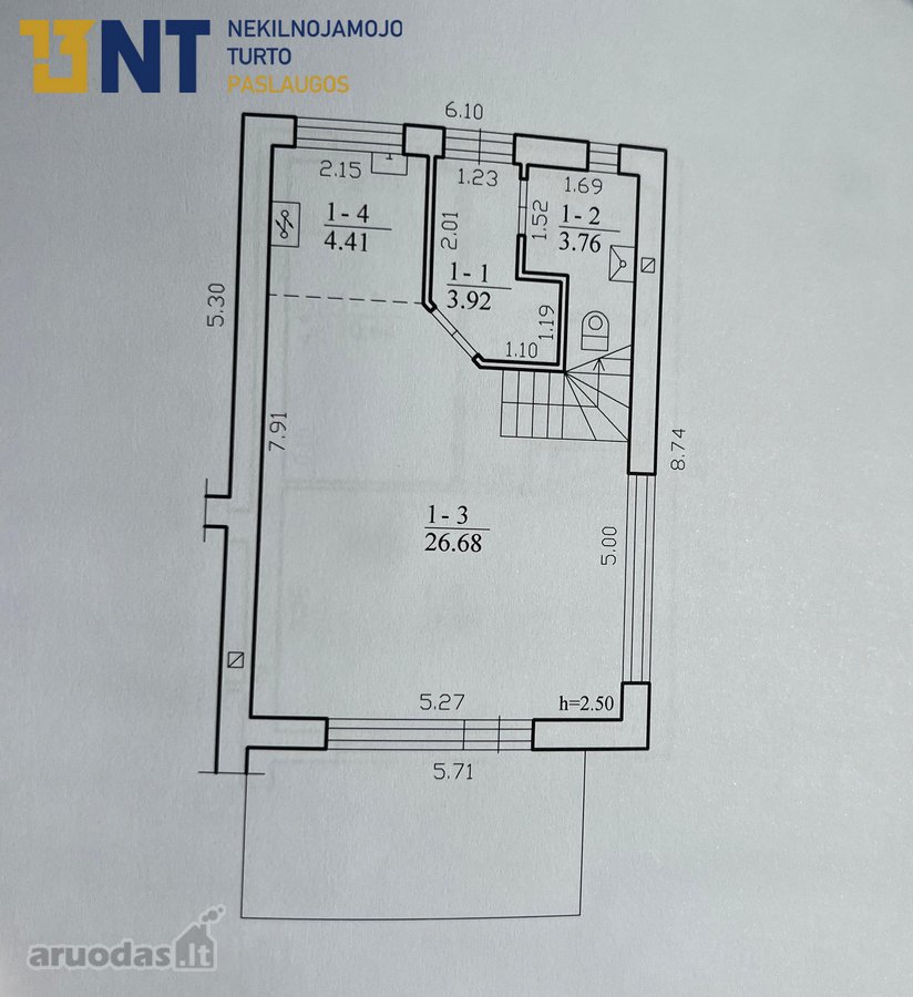 Kotedžas Su Privačiu Kiemu Ir Terasa Romainiuose, - nuotraukos Nr. 17