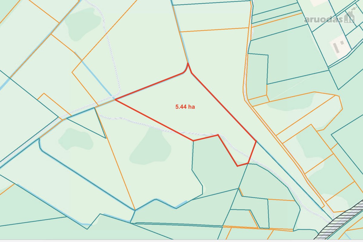 Parduodamas erdvus 5,44 ha žemės ūkio - nuotraukos Nr. 2