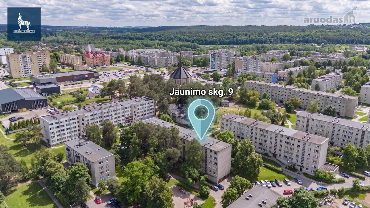 Parduodamas 3 kambarių butas Grigiškėse, - nuotraukos Nr. 2
