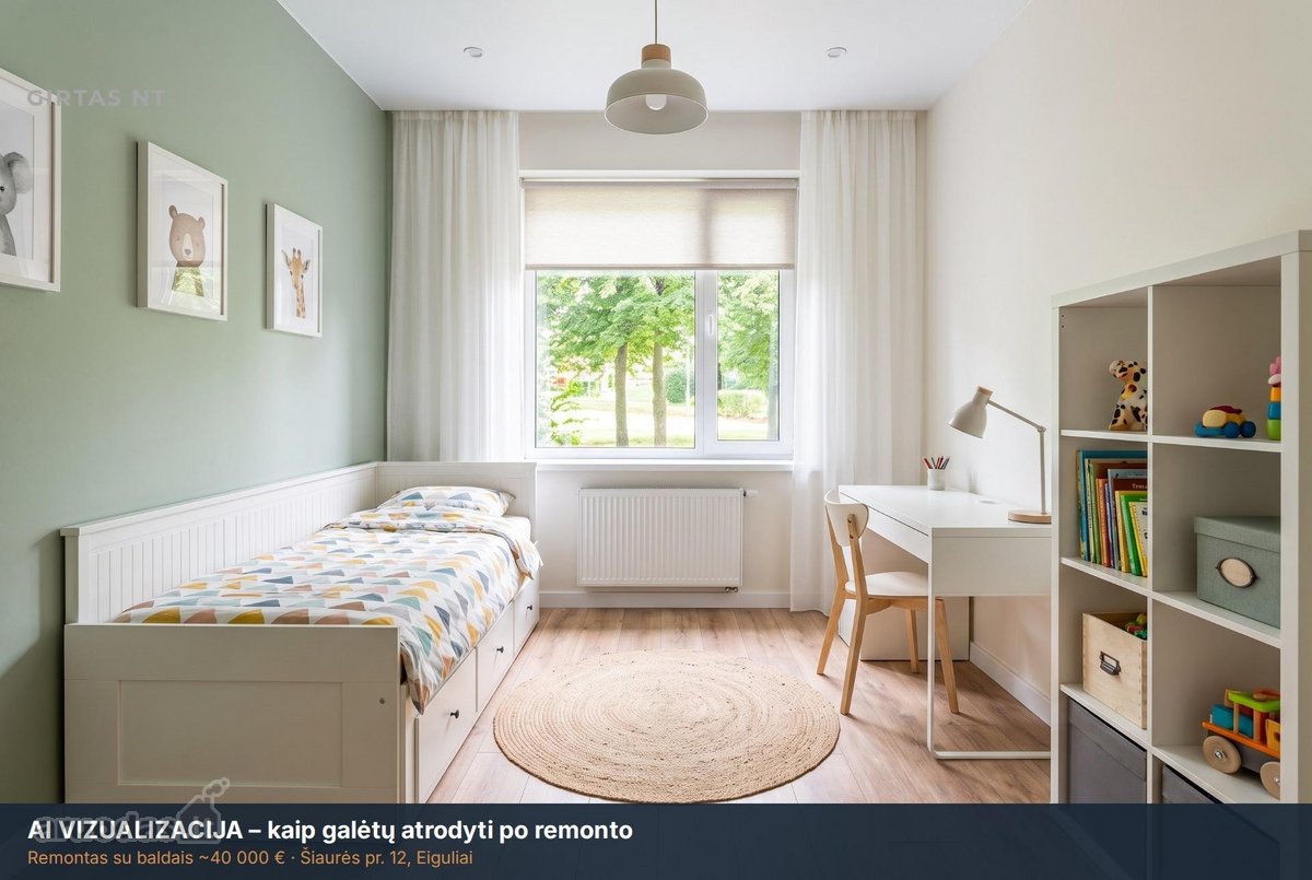 Parduodamas 3 kambarių butas Eiguliuose, - nuotraukos Nr. 31