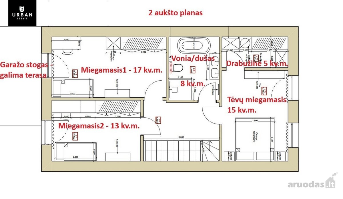 Erdvus Namas Su Garažu! - nuotraukos Nr. 14