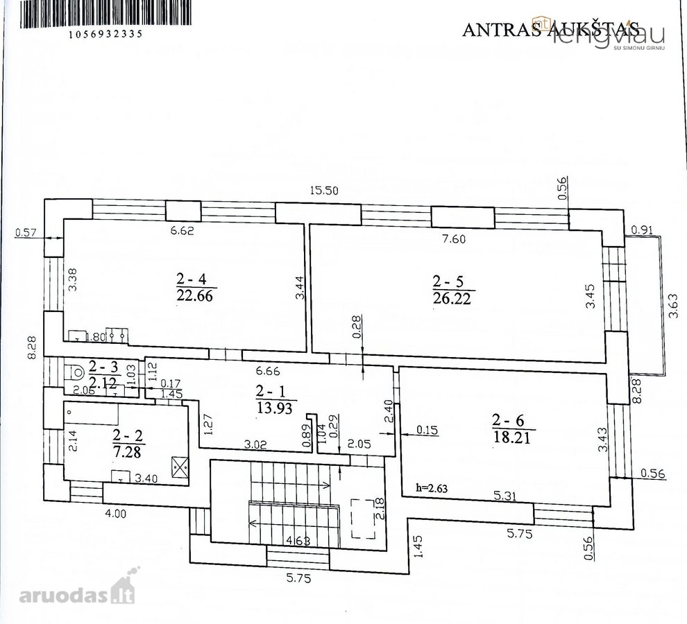 Žvėryne nuomojami du nauji identiški 3-jų - nuotraukos Nr. 16