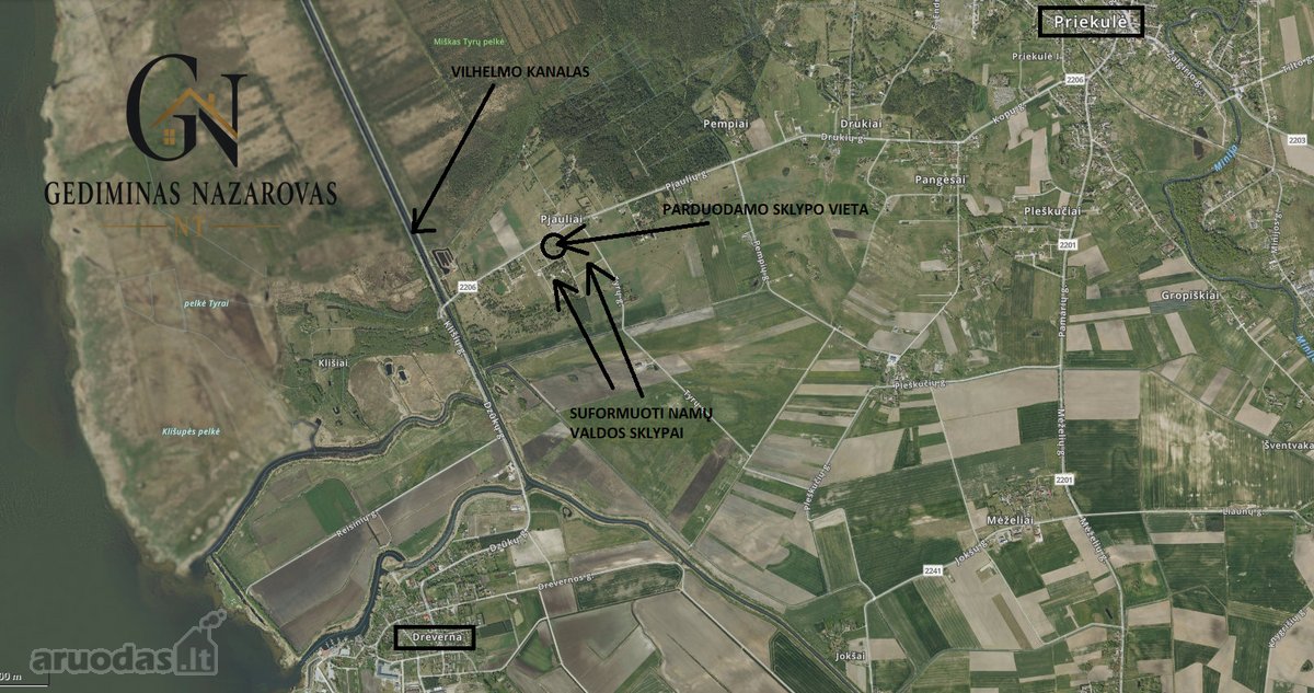 Parduodamas 1,29 ha sklypas Pjauliuose – - nuotraukos Nr. 4
