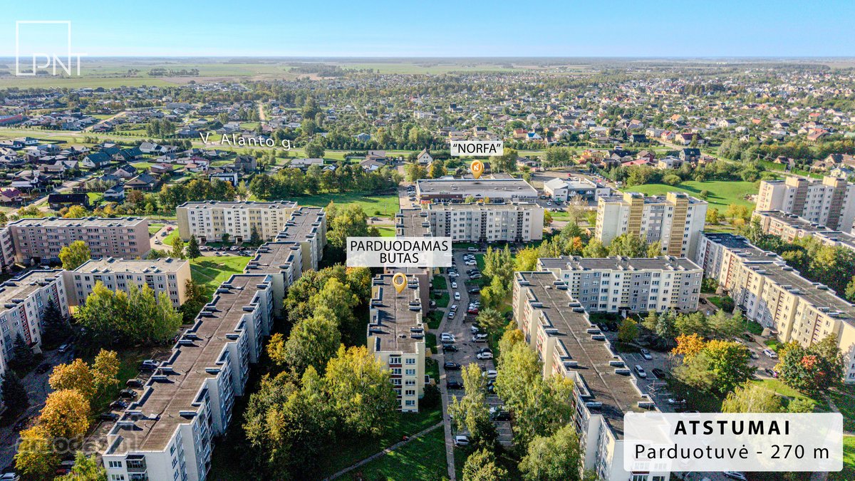 Parduodamas įrengtas 3 kambarių butas - nuotraukos Nr. 25