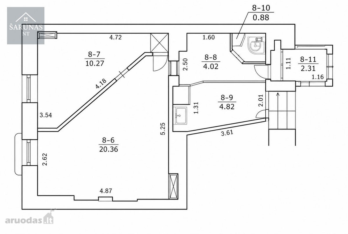 Parduodamos komercinės patalpos Vilniaus - nuotraukos Nr. 6