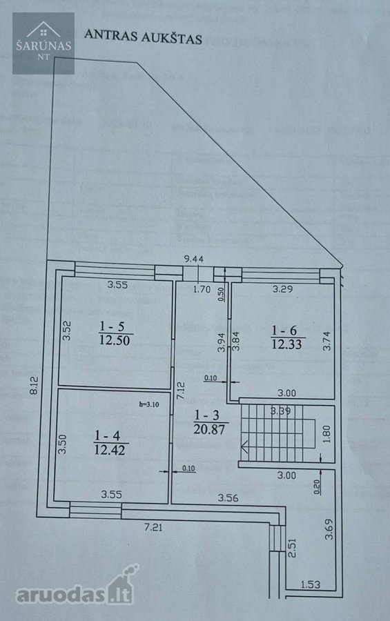 Išskirtinis 4 kambarių namas su vaizdu į - nuotraukos Nr. 12